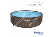 Круглый каркасный бассейн Bestway, 305х100 (5617P)