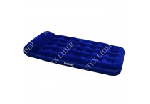 67224 Bestway Надувной матрас Easy Inflate Flocked Air Bed(Twin) 188х99х28 см, встроенный ножной насос