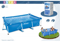 28271 Intex Каркасный бассейн Rectangular Frame Pool, 260х160х65 см